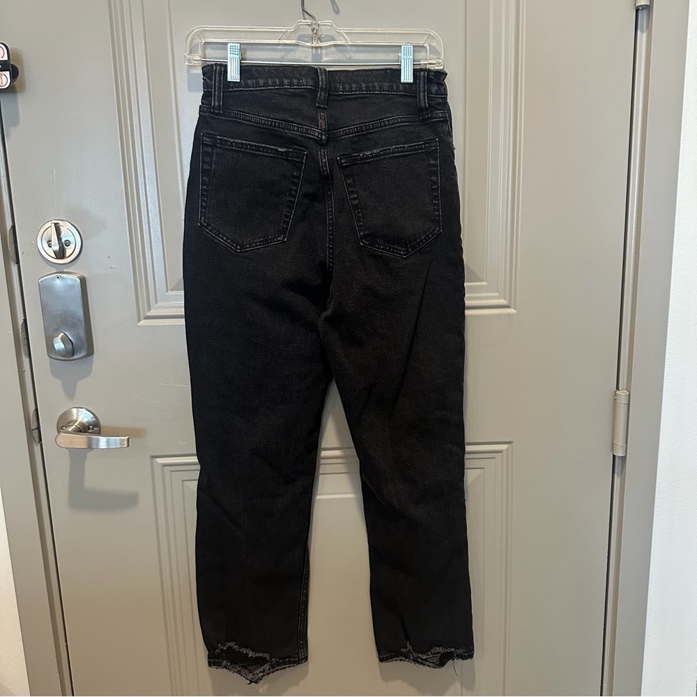 Abercrombie & Fitch The Ankle Straight Ultra High Rise Curve Love Jeans Size 26 - Picture 2 of 7